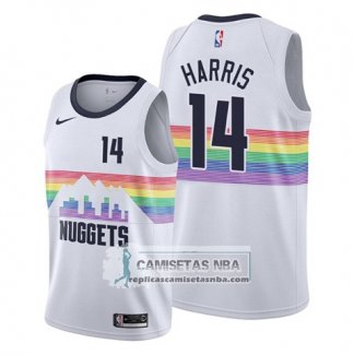 Camiseta Denver Nuggets Gary Harris Ciudad Edition Blanco