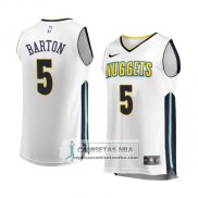 Camiseta Denver Nuggets Will Barton Association 2017-18 Blanco