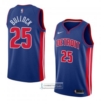 Camiseta Detroit Pistons Reggie Bullock Icon 2018 Azul