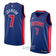 Camiseta Detroit Pistons Stanley Johnson Icon 2018 Azul