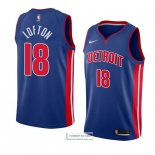 Camiseta Detroit Pistons Zach Lofton Icon 2018 Azul