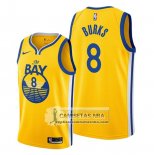 Camiseta Golden State Warriors Alec Burks Statement The Bay Oro