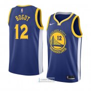 Camiseta Golden State Warriors Andrew Bogut Icon 2018 Azul