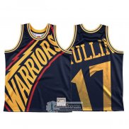 Camiseta Golden State Warriors Chris Mullin Mitchell & Ness Big Face Azul