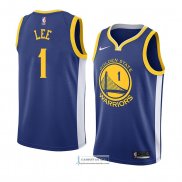 Camiseta Golden State Warriors Damion Lee Icon 2018 Azul