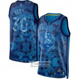 Camiseta Golden State Warriors Stephen Curry NO 30 Select Series 2023 Azul