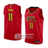 Camiseta Hawks Trae Young Statement 2017-18 Rojo