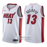 Camiseta Heat Bam Adebayo Association 2017-18 Blanco