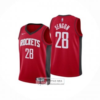 Camiseta Houston Rockets Alperen Sengun NO 28 Icon 2025-26 Rojo