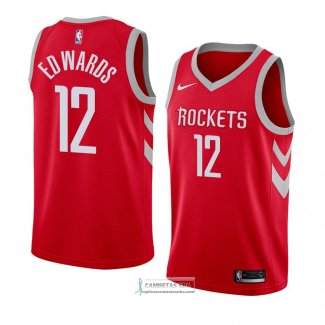 Camiseta Houston Rockets Vincent Edwards Icon 2018 Rojo