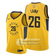 Camiseta Indiana Pacers Jeremy Lamb Statement Oro