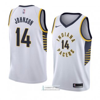 Camiseta Indiana Pacers Omari Johnson Association 2018 Blanco