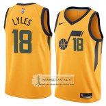 Camiseta Jazz Jairus Lyles Statement 2018 Amarillo