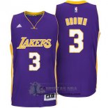 Camiseta Lakers Brown Purpura