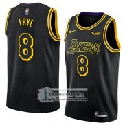 Camiseta Lakers Channing Frye Ciudad 2018 Negro