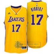 Camiseta Lakers Hibbert Amarillo