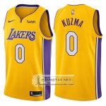 Camiseta Lakers Kyle Kuzma Icon 2018 Amarillo