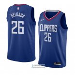 Camiseta Los Angeles Clippers Angel Delgado Icon 2018 Azul