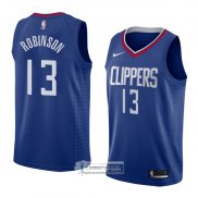 Camiseta Los Angeles Clippers Jerome Robinson Icon 2017-18 Azul