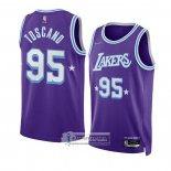 Camiseta Los Angeles Lakers Juan Toscano-Anderson NO 95 Ciudad 2021-22 Violeta