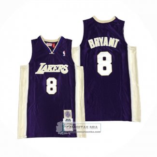 Camiseta Los Angeles Lakers Kobe Bryant Hardwood Classics Hall Of Fame 2020 Violeta