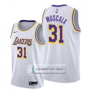Camiseta Los Angeles Lakers Mike Muscala Association Blanco