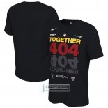 Camiseta Manga Corta Atlanta Hawks 2023 NBA Playoffs Mantra Negro