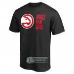 Camiseta Manga Corta Atlanta Hawks Whole New Game Negro