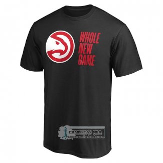 Camiseta Manga Corta Atlanta Hawks Whole New Game Negro