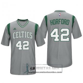 Camiseta Manga Corta Celtics Horford Gris