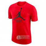 Camiseta Manga Corta Chicago Bulls Essential Jumpman Rojo
