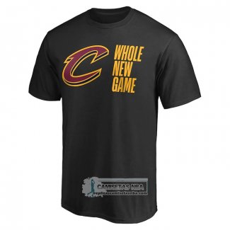 Camiseta Manga Corta Cleveland Cavaliers Whole New Game Negro