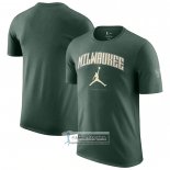 Camiseta Manga Corta Milwaukee Bucks Essential Ciudad Verde