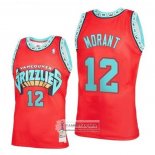 Camiseta Memphis Grizzlies Ja Morant NO 12 Mitchell & Ness 1998-99 Rojo