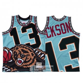 Camiseta Memphis Grizzlies Jaren Jackson Jr. Mitchell & Ness Big Face Verde