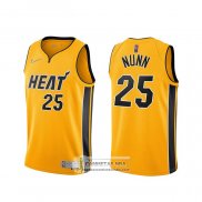 Camiseta Miami Heat Kendrick Nunn Earned 2020-21 Oro