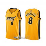 Camiseta Miami Heat Maurice Harkless Earned 2020-21 Oro