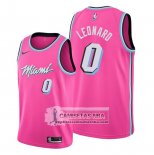 Camiseta Miami Heat Meyers Leonard Earned Rosa