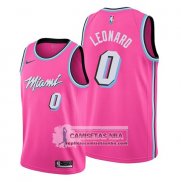 Camiseta Miami Heat Meyers Leonard Earned Rosa
