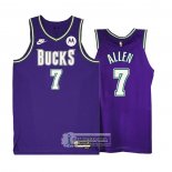 Camiseta Milwaukee Bucks Grayson Allen NO 7 Classic 2022-23 Violeta