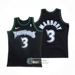 Camiseta Minnesota Timberwolves Stephen Marbury NO 3 Classic Negro