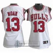 Camiseta Mujer Bulls Noah Blanco