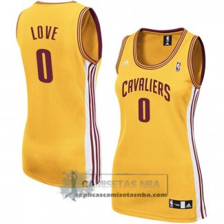 Camiseta Mujer Cavaliers Love Amarillo