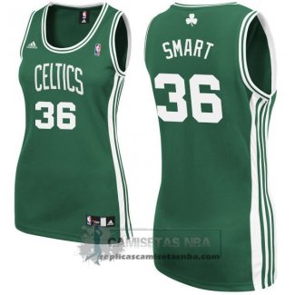 Camiseta Mujer Celtics Smart Verde