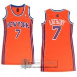 Camiseta Mujer Knicks Anthony Naranja