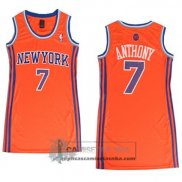 Camiseta Mujer Knicks Anthony Naranja