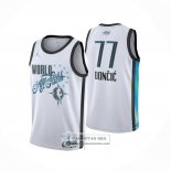 Camiseta NBA All Star 2026 Luka Doncic NO 77 Blanco