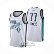 Camiseta NBA All Star 2026 Luka Doncic NO 77 Blanco