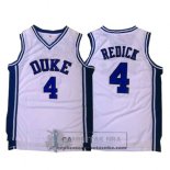 Camiseta NCAA Duke Blue Devils Redick Blanco