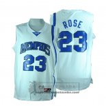 Camiseta NCAA Memphis Tigers Derrick Rose Blanco